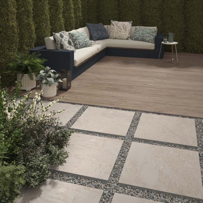 Verona Harewood Outdoor Porcelain Floor Tile 2 Colours