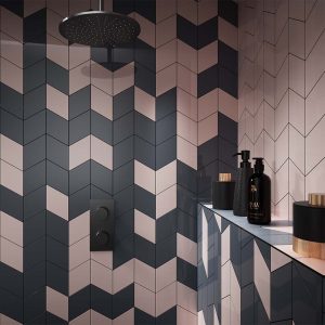 Rhomboid Ceramic Wall Tile