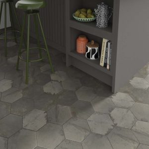 Verona Hex Steel Wall & Floor Tile