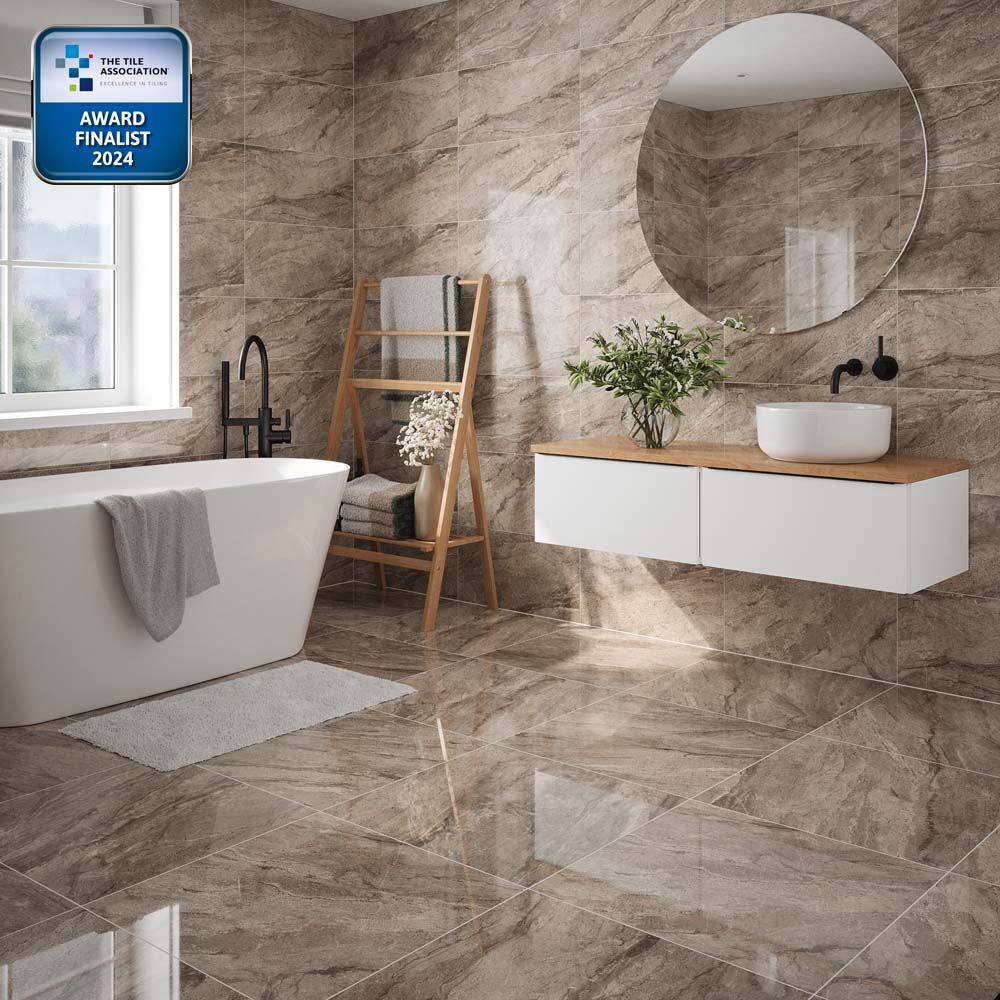 Verona Artemis Stone Marble Effect Wall & Floor Tile