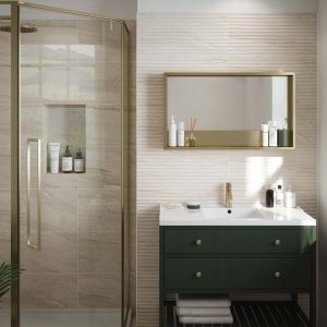 Verona Laurent Beige Matt Ceramic Decor Wall Tile
