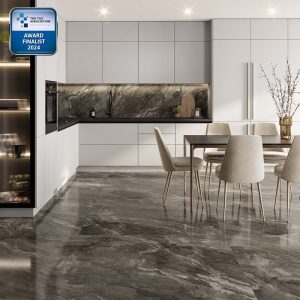 Verona Kore Slate Grey Marble Effect Wall & Floor Tile