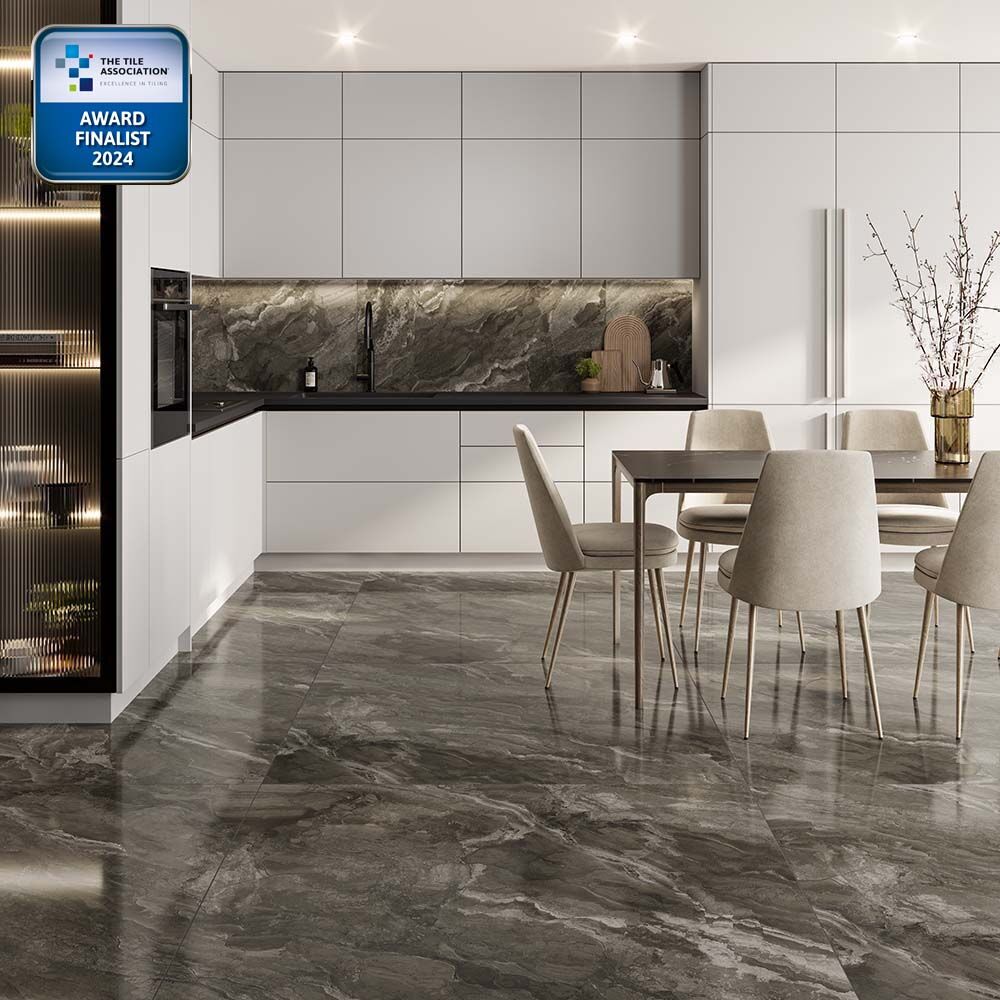 p13501_kore_polished_porcelain_w_f_tile_1000x1000mm_1 Verona Kore Slate Grey Marble Effect Wall & Floor Tile