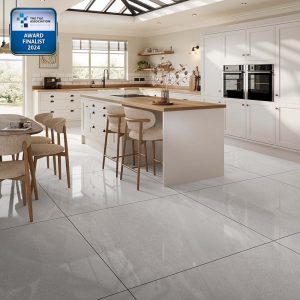 Verona Anderley Light Grey Marble Effect Wall & Floor Tile