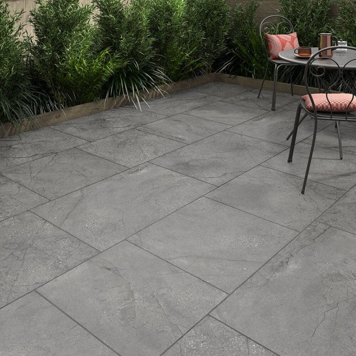 Verona Rolston Grey Outdoor Porcelain Floor Tile